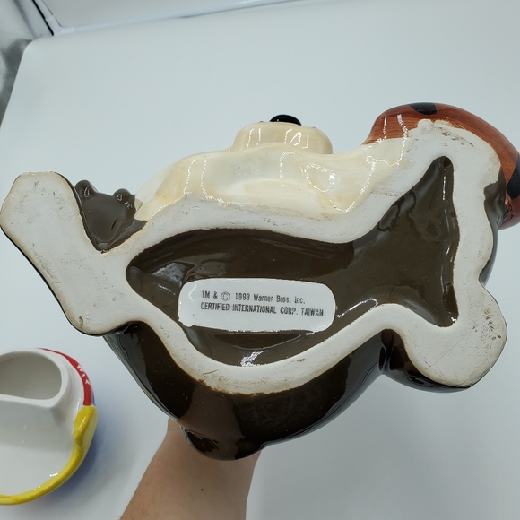 1993 VTG Warner Bros Tazmanian Devil Cookie Jar - Picture 8 of 8
